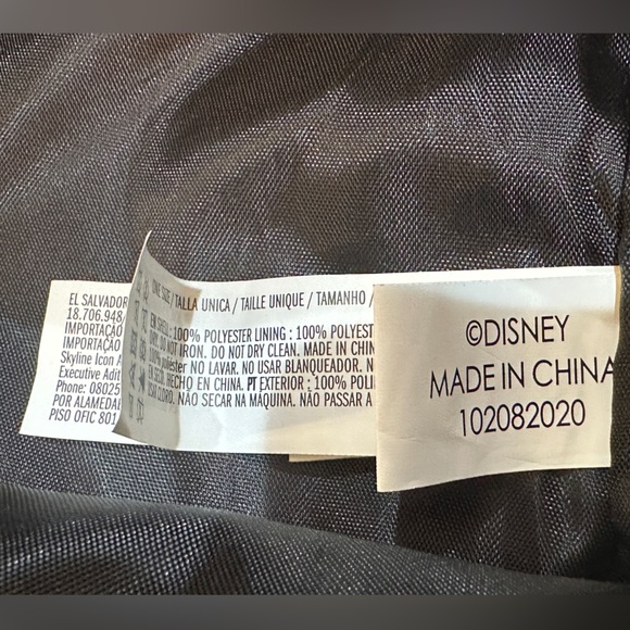 Mulan Disney Neon Tuesday Designer Princess Black Mini Backpack 11” Adjustable - Picture 6 of 6